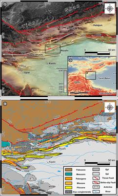 Time Constraints of Late Cenozoic Tectonic Deformation of the Atushi Anticline, Southwestern Tian Shan: Evidence From Cosmogenic Nuclide Burial Age